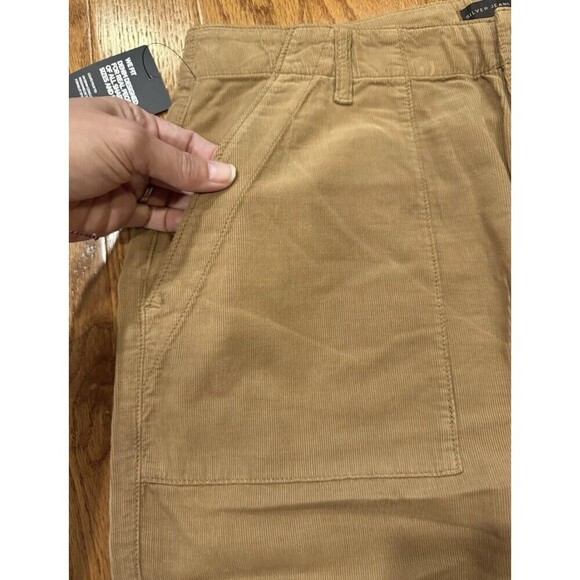 Silver Jeans Co Womens Wide Leg Mid Rise Cotton Corduroy 33x30 Pants Gorpcore - Picture 4 of 9